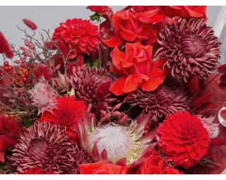 Букет цветов Огненный ритм  small - 4