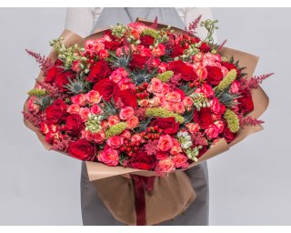 Букет цветов Красный бархат  small - 2