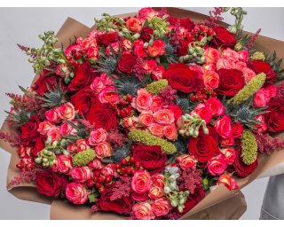 Букет цветов Красный бархат  small - 4