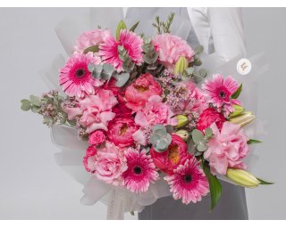 Букет цветов Ягодный крем  small - 3