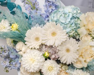 Букет цветов Ледяной шелк  small - 4