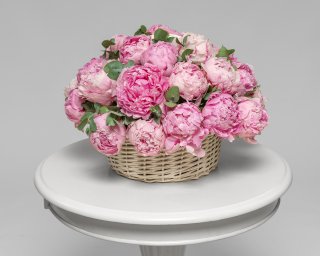 Корзина цветов Пионовый восторг  small - 4