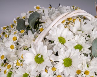 Корзина цветов Лесной рассвет  small - 3