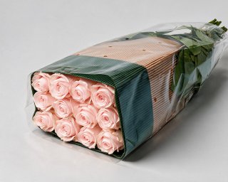 Пачка из 25 розовых премиум роз (Эквадор) 40 см small - 2