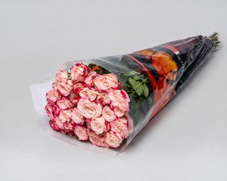 Пачка из 10 кустовых роз Рефлекс (Кения) 60-70 см  small - 2