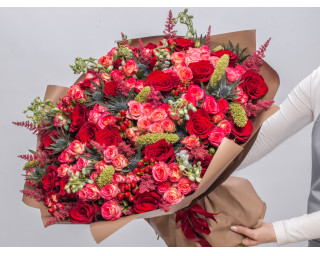 Букет цветов Красный бархат  small - 1